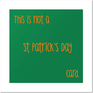 St Patrick's Day Card Posters and Art